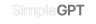 SimpleGPT Logo